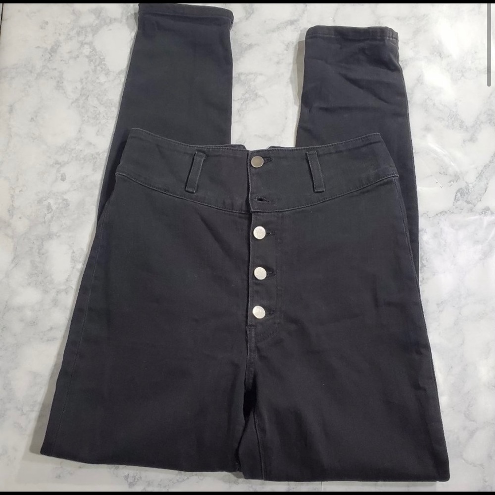 Reformation Jeans 27 Black High Rise Naomi…